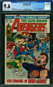 Avengers #98 (1972) CGC 9.6 NM+