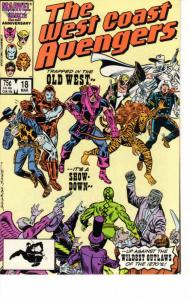 WEST COAST AVENGERS #18, VF/NM, Wonder Man, HawkEye, Iron Man, Tigra, 1985 1987