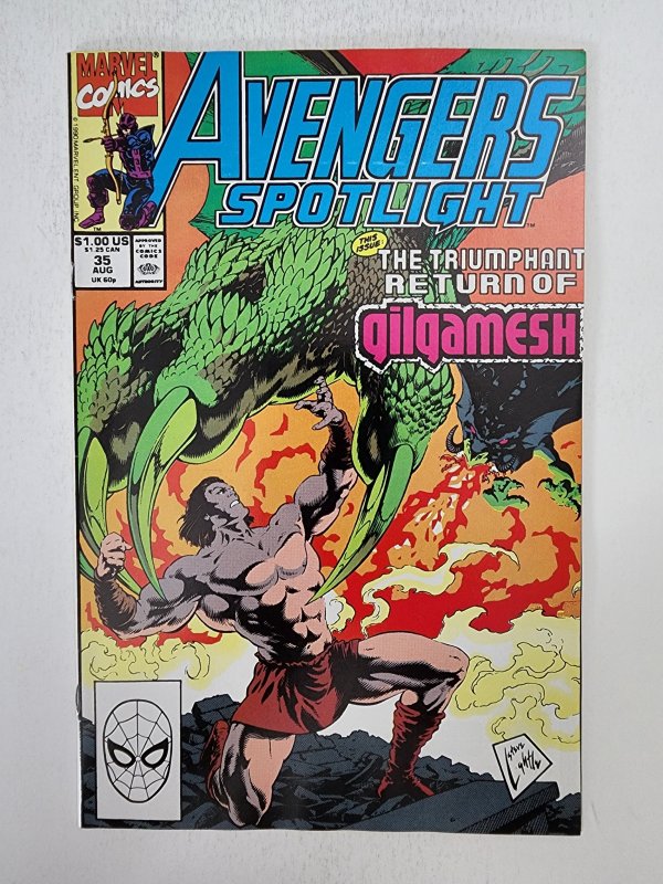 Avengers Spotlight #35 (1990) Gilgamesh!