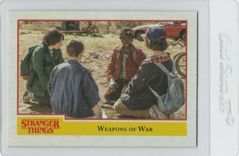 Stranger Things Weapons Of War 86 Topps Netflix 2018 Season One trading card