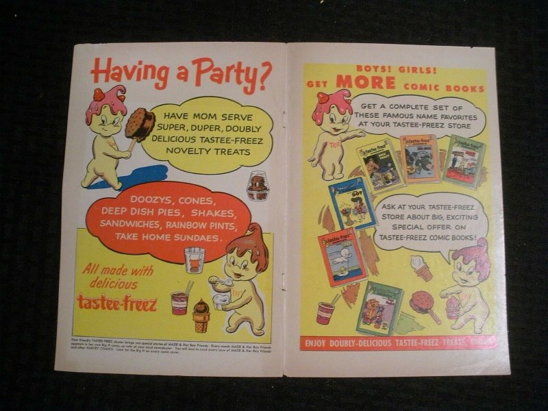 COVER ONLY 1957 Tastee-Freez Comics Featuring Mazie & Her Boyfriends #5 VG- 3.5