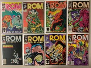 ROM Spaceknight lot #41-72 + 2 annuals 34 diff avg 6.0 (1983-85)