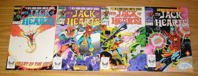 Jack of Hearts #1-4 VF/NM complete series BILL MANTLO marvel comics 2 3 cosmic