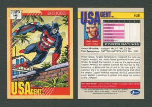 1991 Marvel Comics II  Card  #35 ( USAgent )  MINT
