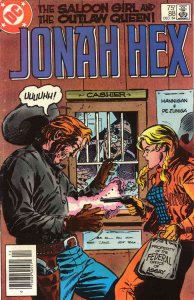 Jonah Hex #88 (Newsstand) VG ; DC | low grade comic December 1984 Outlaw Queen