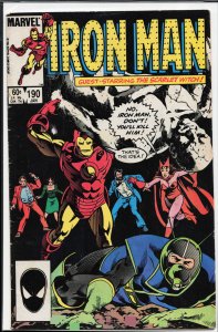 Iron Man #190 Direct Edition (1984) Iron Man