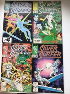 Silver Surfer #3, 6, 13 & 14 (1987-88) Lot of 4 Marvel Comics