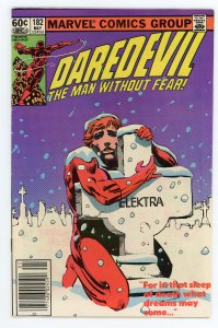 Daredevil #182 (1964 v1) Frank Miller Kingpin Newsstand VF