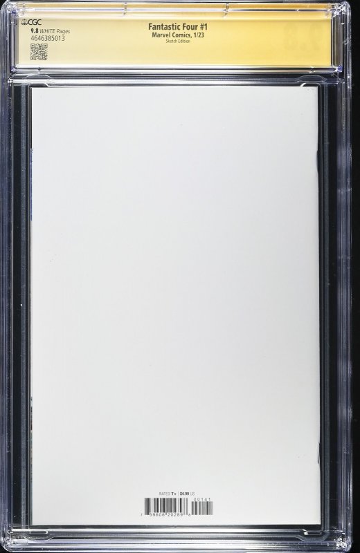Fantastic Four (2023) # 1 (CGC 9.8 SS) Signed & Sketch Tim Vigil * Marvel