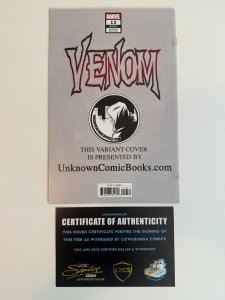 Venom #12 (2019) Tan cover, signed with COA!