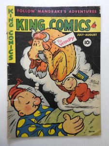 King Comics #147 GD+ Condition 1 in spine split, 1 in tear front cover