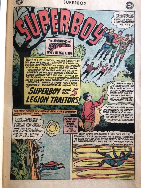 Superboy 117,reader, see the ad photos