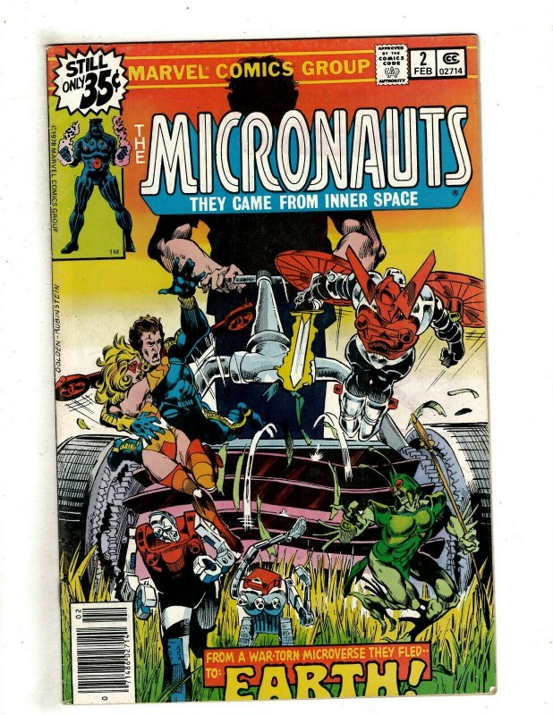 12 The Micronauts Marvel Comics # 1 2 3 4 5 6 7 8 910 11 12 Inner Space J507