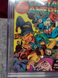 GIANT-SIZE CAPTAIN AMERICA #1 - CGC 8.0  - GIL KANE MIKE ESPOSITO COVER