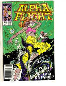 Lot Of 11 Alpha Flight Marvel Comic Books #10 11 12 13 14 15 16 17 18 19 20 CR34