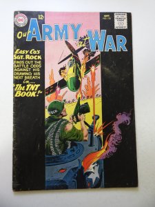 Our Army at War #134 (1963) GD/VG Condition moisture stains