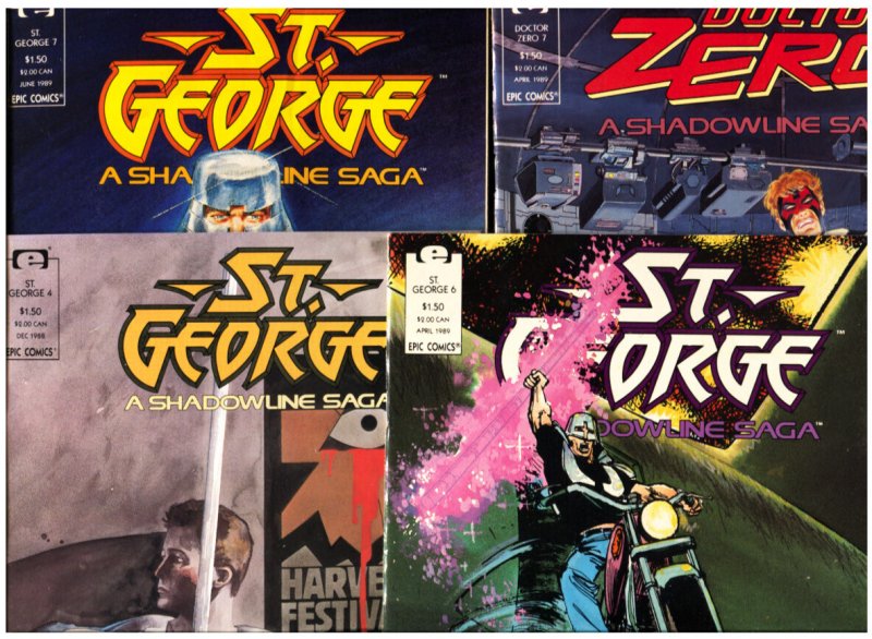 Superhero & Fantasy  Comic Book Lot #16-1980's-Light & Darkness War-St. Georg...