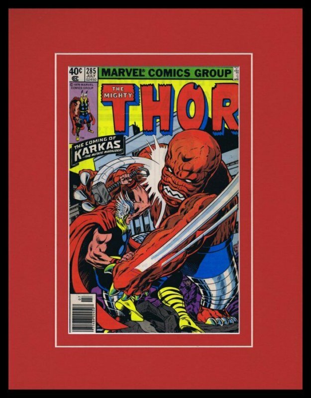 Thor #285 Framed 11x14 ORIGINAL 1979 Marvel Comics Cover Karkas