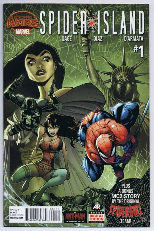Spider-Island #1 2014 Marvel Comics Humberto Ramos Cover  