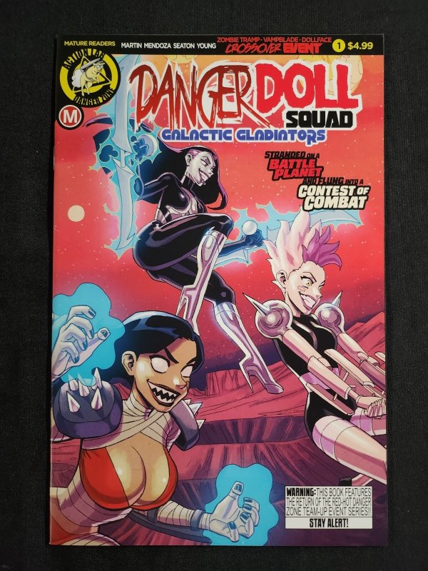 Danger Doll Squad Galactic Gladiators 3PC #1 - Mendoza + Young Var (9.2ob) 2018