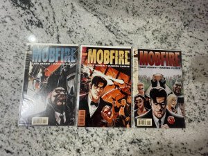 Lot Of 3 Mobfire DC Vertigo Comic Books # 1 3 4 NM Ushaw Pleece 1st Prints RH21