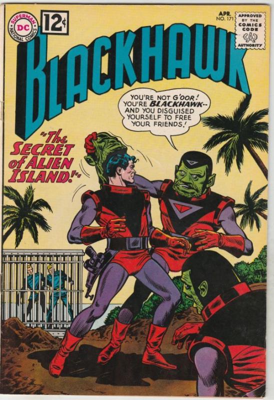 Blackhawk #171 (Apr-62) FN/VF+ High-Grade Black Hawk, Chop Chop, Olaf, Pierre...