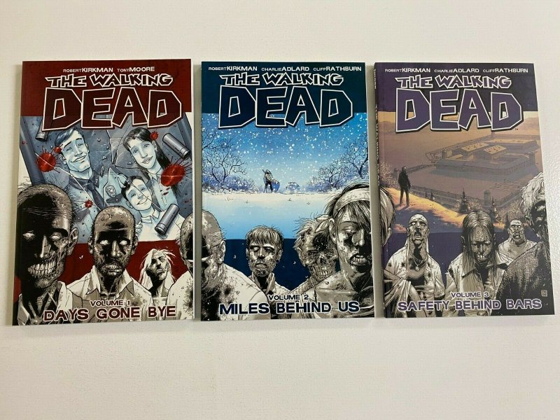 Walking Dead TPB run #1-3 SC 8.0 VF (reprints)