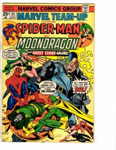 Marvel Team-Up # 44 VG Comic Book Feat. Spider-Man & Moondragon Guardians J248