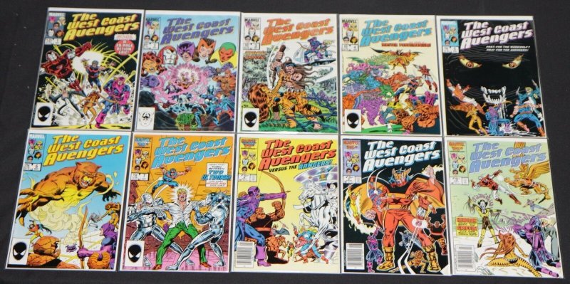 Vintage Marvel Copper Age West Coast Avengers Vol. 2 22pc High Grade Comic Lot