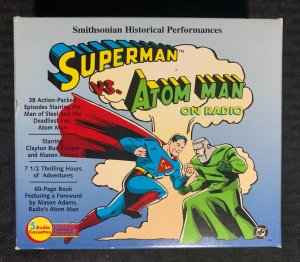 1999 SUPERMAN VD ATOM MAN On Radio 5x Cassette with Booklet MIB Unused