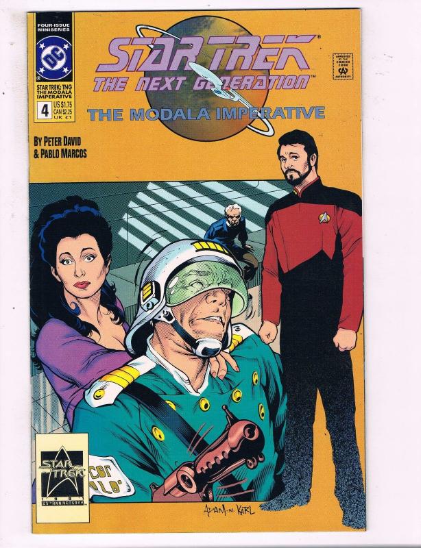 Star Trek The Next Generation #4 VF DC The Modala Imperative Comic Book 91 DE13