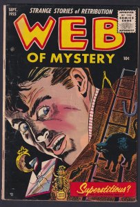 Web of Mystery #29 4.5 VG+ Ace Comic - Sep 1955