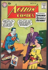 ACTION COMICS #264-1960-BIZARRO-SUPERMAN-DC SILVER AGE-VG VG