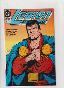 Legion of Super-Heroes #4 FN/VF 7.0 DC Comics 1990 Keith Giffen