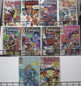 FANTASTIC FOUR 26 ISSUE LOT! A SURVEY FROM THE 70s TO THE 90s! FINE OR BETTER!