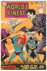 World's Finest Comics #177 (1968) Joker and Lex Luthor!