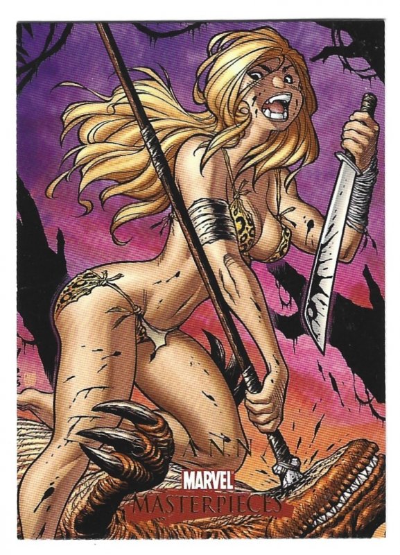 2008 Marvel Masterpieces #77 Shanna