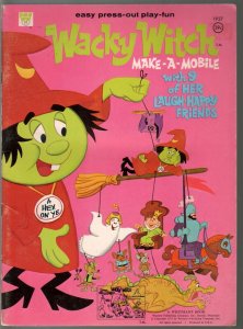 Wacky Witch Make-A-Mobile #1927 1971-Whitman-complete-never punche out-FN