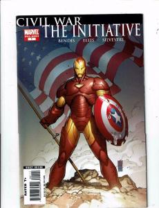 5 Civil War Marvel Comic Book One Shots # 1 Return Crimes Initiative Damage BF4
