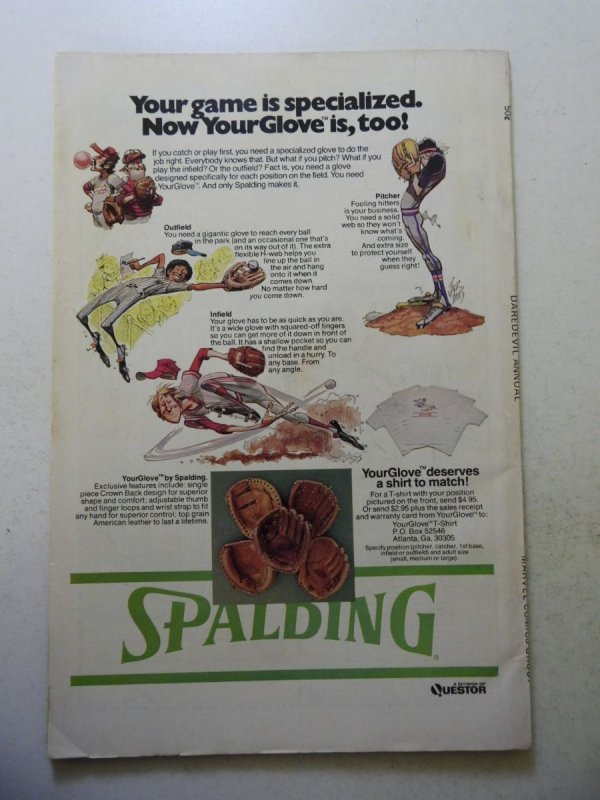 Daredevil Annual #4 (1976) FN Condition