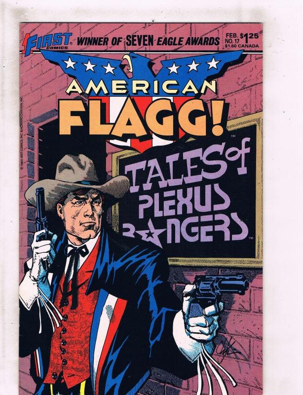 Lot of 10 American Flagg First Comic Books #11 12 13 14 15 16 17 18 19 20 WT5