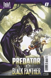 (2024) PREDATOR VS BLACK PANTHER #1 Pete Woods 1:25 VARIANT COVER