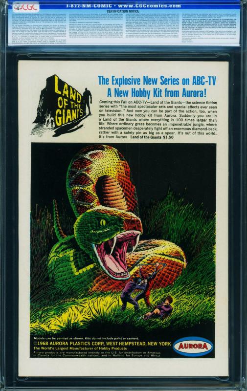 SUPERMAN'S GIRLFRIEND LOIS LANE #87-cgc 9.2-Silver age comic book 0259184009