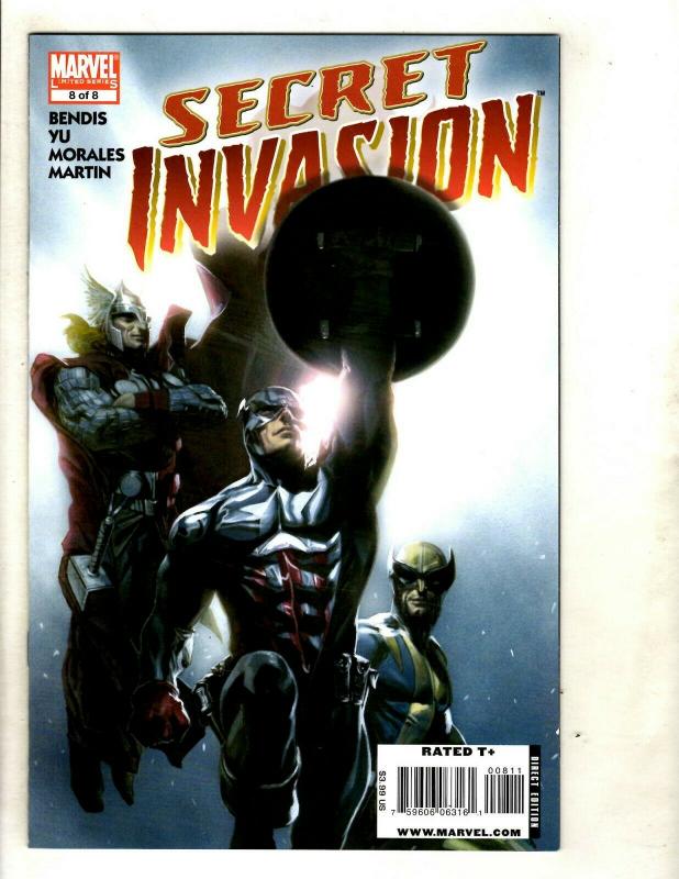 8 Secret Invasion Marvel Comics # 1 2 3 4 5 6 7 8 RP1