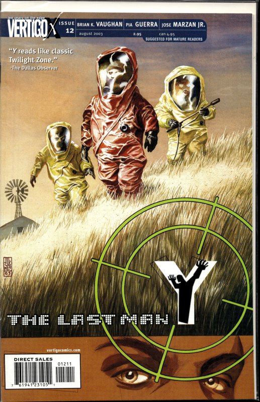Y: The Last Man #12 (2003) Y: The Last Man