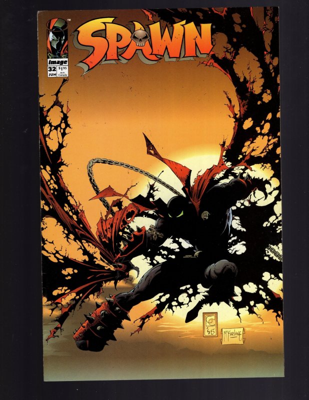 Spawn #32 (1995) LOW Print Run Todd McFarlane Greg Capullo / MB#12