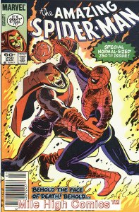 SPIDER-MAN  (1963 Series) (AMAZING SPIDER-MAN)  #250 NEWSSTAND Very Fine Comics