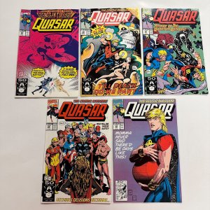 5 Quasar Marvel Comic Books # 25 26 27 28 29  Hulk Thor Avengers  39 CT1
