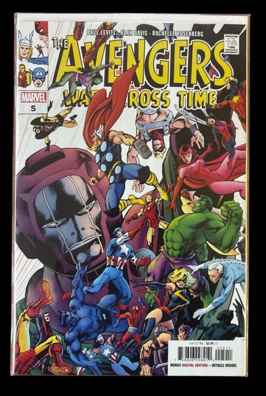 The Avengers War Across Time #1-5 Run Lot Paul Levitz Marvel Comics 2023
