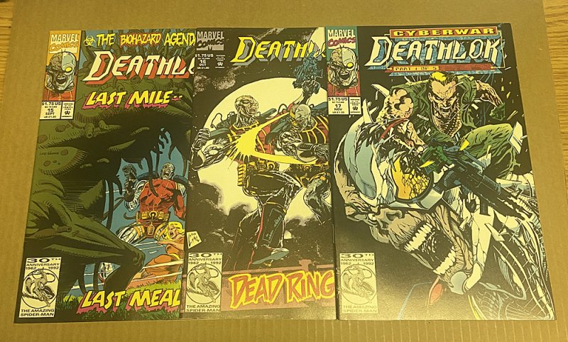 Deathlok #15 #16 #17 (SET of 3 ) (9.2 NM) 1st Series/ Denys Cowan  Art / 1992